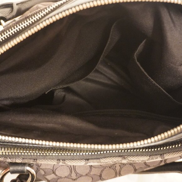 Black and Gray Coach Purse - Picture 16 of 16